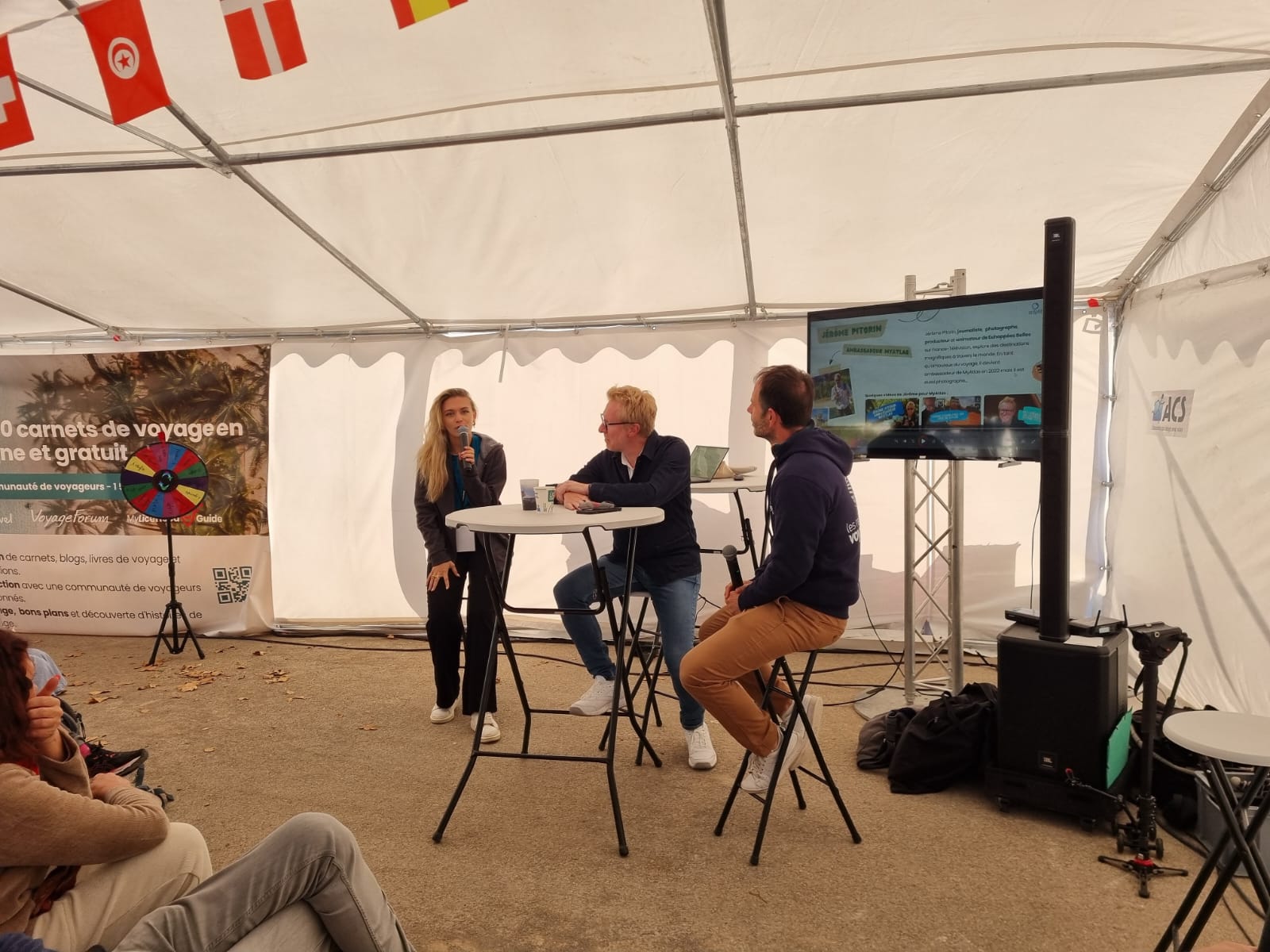 Coordination événement MyAtlas — espace partenaires festival Montpellier