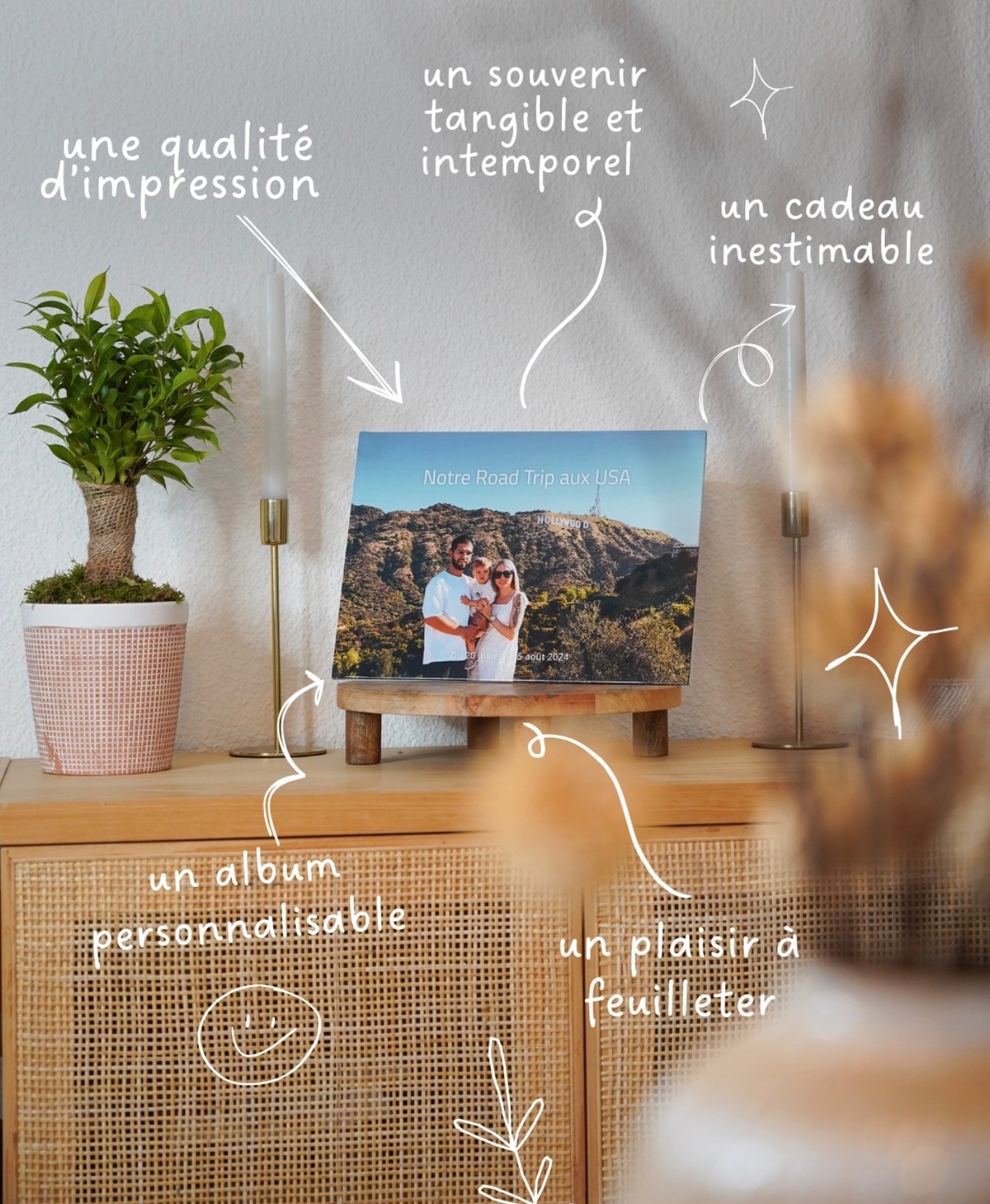 Un souvenir tangible.